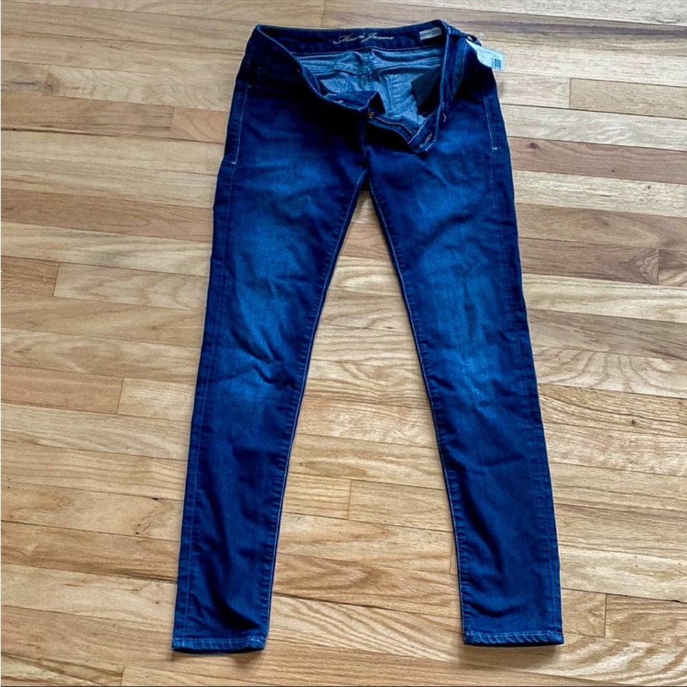 Mavi Adriana blue jeans size 28 mid-rise super skinny style